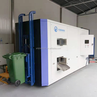 Composteur de déchets alimentaires entièrement automatique 24 heures Machine électrique de compost d'engrais organique d'acier inoxydable de 500kg