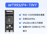 Papan Pengembangan ESP32-P4 TINY - Createdo Open Source / MIPI DSI / CSI / RISC-V