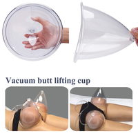 Appareil de massage et de thérapie corporelle pour seins et fesses, ventouses à vide en acier inoxydable pour l'augmentation mammaire et le lifting des hanches, utilisation à domicile et en spa
