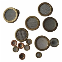 20 hingga 635 Mesh Wrapped Edge 304 316L Stainless Steel Woven Wire Mesh Filter Disc untuk Filtrasi Oli Industri