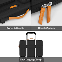 Housse de protection pour ordinateur portable, sacoche pour ordinateur portable, sac à bandoulière pour ordinateur portable, avec logo personnalisé, imperméable, 13, 14, 15, 15,6 pouces