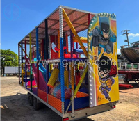Manège de parc d'attractions portable de grande qualité, pliable, avec remorque