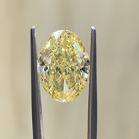 Anster Jewelry - Diamante Amarillo Certificado por IGI, Diamante Cultivado en Laboratorio, Color Amarillo, HPHT CVD VVS VS, Forma Elegante