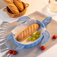 Handgeweven PP rotan schildpadvormige mand Creatief dierenvormig geweven dienblad Fruit Snack opbergmand Decoratieve mand voor thuisgebruik