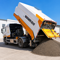 Camion balayeuse humide et sèche robuste SCDWES 180KW, largeur de balayage 3,5M, efficacité 95%, équipement de nettoyage des poussières pour routes municipales, garantie 1 an