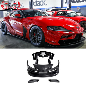 Kit de carrosserie en fibre de carbone style ING : pare-chocs avant et arrière, jupes latérales pour GR A90 A91 MK5 – Pièces automobiles en gros pour GR Su - Product Image 1