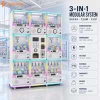 Distributeur commercial de capsules Gacha avec machine à pinces et jeu de grue à monnayeur pour centre commercial