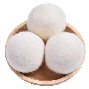 8.5CM wool dryer balls washing machine ball hair removal laundry&felt balls on decoration 2023 bestseller