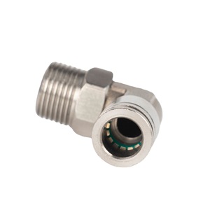 Yxqp Stainless Steel Pneumatic <b>Quick</b> Coupling Elbow Pl8 02 External Thread Rotatable <b>Connector</b> - Product Image 2