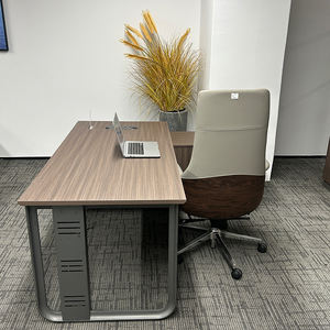 टिकाऊ गुणवत्ता घर कार्यालय फर्नीचर एकल व्यक्ति <span class=keywords><strong>mfc</strong></span> कार्यालय कंप्यूटर टेबल धातु पैरों के लिए सरल कार्यालय तालिका - Product Image 3