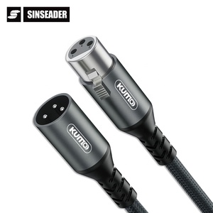 Câble audio pour microphone de haute qualité 3FT 6FT 10FT Câble XLR vers XLR à 3 broches - Product Image 1