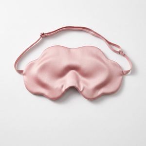 16 Momme Mulberry Silk Eye Mask. Thin Summer Design, Featuring Cool Touch, air Permeability and <b>Light</b> Blocking for Sound <b>Sleep</b>. - Product Image 1