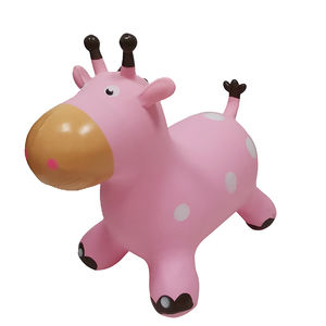 Saut Jingling vache enfants jouet sautant animaux jouets gonflables cheval sautant pour tout-petit jouant - Product Image 1