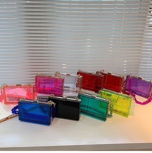 Evening bags clutch 2022 luxury clear plastic bag Custom Logo Clutch Bag Purses For Women