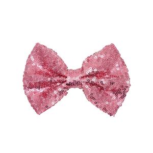 Barrettes à nœuds miniatures de 5 pouces avec paillettes, 15 couleurs, faites à la main, pour enfants, pinces à cheveux pour filles, accessoires de coiffure pour fêtes et DIY - Product Image 5