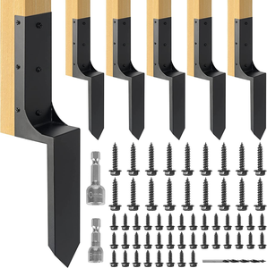 ยี่หนาน รับผลิตแบบ OEM ODM ซ่อมเสาเหล็กสำหรับรั้วแบบหนัก ซ่อมเสาไม้เสียหาย ซ่อมเสาไม้รั้วแบบเอียง - Product Image 1
