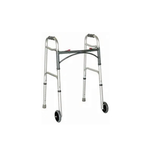 Andador de Aluminio Médico, Andador Plegable Ajustable en Altura, <span class=keywords><strong>Rollator</strong></span> - Product Image 3