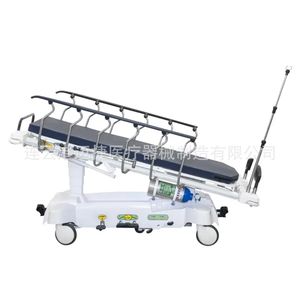 Chariot de transport médical hydraulique Maijie, chariot d'urgence, capacité de charge de 900 lb, utilisation pour gastroscopie, lit chirurgical, réanimation - Product Image 4