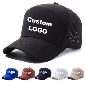 大量注文対応 カスタム 6パネル ユニセックス ハードブリム ベースボールキャップ カーブした通気性のある日よけバイザー スポーティで小顔効果のある万能キャップ - Product Image 1