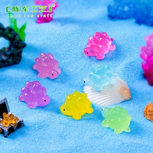 Nuevos productos transfronterizos Weijin: figuritas luminosas de animales marinos, accesorios colgantes decorativos Diy para paisajismo de peceras, Mi - Product Image 4