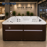 Spa Balboa moderne et écologique pour 5 personnes, idéal pour hôtels, usage extérieur, grande piscine familiale pour jardin