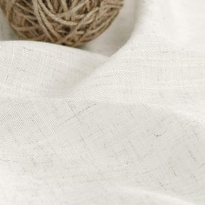 Neutrale moderne Bauernhaus Creme Leinen Polyester Vorhänge 2 Panel Set Back Tab Pinch Plissee Design Semi Sheer Fenster Privatsphäre - Product Image 5