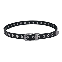 Ceinture en PU à rivets, ceinture cloutée style punk, ceinture de taille tendance, vente en gros, usine OEM, fournisseur en vrac sur mesure
