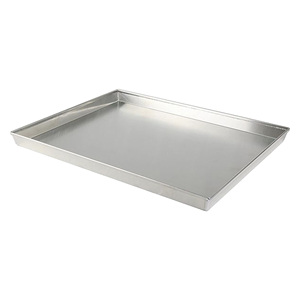 Teglia per Pizza in Alluminio 45 X 35 X 3 cm con Angoli Arrotondati per Pizzerie, Panetterie, Case e Ristoranti - Product Image 1