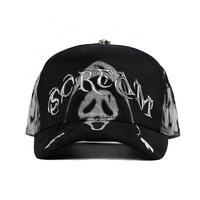 Casquettes de baseball personnalisées à 5 panneaux Barbas Hats B Star avec visière incurvée, broderie PLATINUM SNOWFLAKE, El Beard Hats