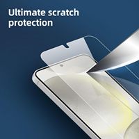 Protection d'écran en verre trempé 9H pour téléphone portable avec revêtement oléophobe, compatible avec les coques, pour Samsung S26 S26 Plus S26 Ultra (lot en vrac)