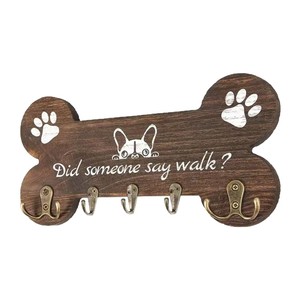 Cross-border creative wooden storage rack, home living room entryway <b>key</b> <b>hanger</b>, solid wood wall-mounted decorative rack - Product Image 5