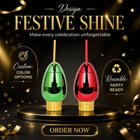 Gobelet de fête en plastique en forme d'ampoule 24oz avec paille et couvercle, personnalisable avec logo pour événements, vente en gros