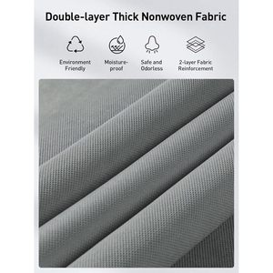 Organizador para colgar sobre la puerta, 15 bolsillos, almacenamiento colgante gris para artículos de bebé y del hogar, uso en el baño y el dormitorio - Product Image 6