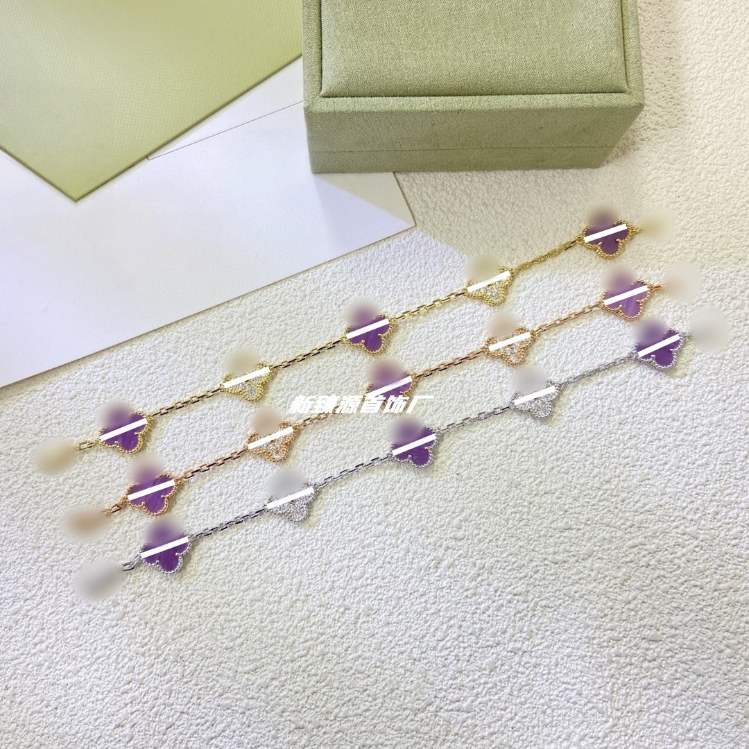 Inter-perceuse violette en or blanc