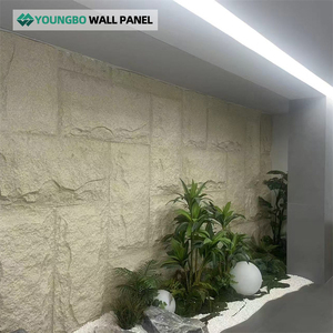 Precio al por mayor Mushroom Stone Faux Brick 3D Decoración Panel de pared de piedra de poliuretano Pu - Product Image 6