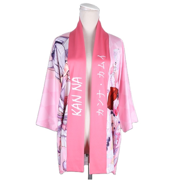 Custom Robe Sublimation Printing Kimono Popular