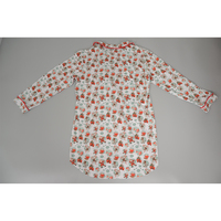 Pyjama en coton de haute qualité pour femmes et hommes à manches longues imprimé floral vêtements de nuit vêtements de salon pour le printemps/été