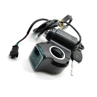 Puissance du moteur bouton avec voltmètre affichage clé de Contact pour Speedual Zéro 8X 10X Mini T10-ddm Électrique Scooters Pièces