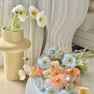 4 вилки большие Yu Meiren Свадебные украшения имитация маковых цветов домашний орнамент и украшения реквизит искусственный цветок