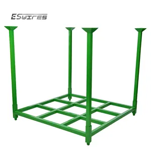 Vertical Detachable Industrial Welded Galvanized Steel Post Pallet Racking System Warehousing