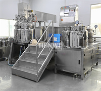 Mélangeur émulsifiant sous vide fixe Henwi 100-500 litres pour la fabrication de fromage en usine alimentaire, grande capacité, automatique