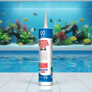 INGADA SR-48 Colle acrylique de haute qualité pour verre, scellant pour aquarium, piscine, scellant au silicone neutre - Product Image 4