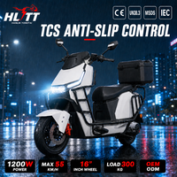 1200W 55km/h Electric Motorcycle Climbing Delivery Riding 48V 60V 72V Battery Compatible OEM ODM Custom