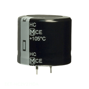 Condensateur à montage en surface (SMD) EET-HC2V271DA 270 µF, aluminium, 270 µF, 20 %, 350 V, à connexion rapide (SNAP TH) - Product Image 1