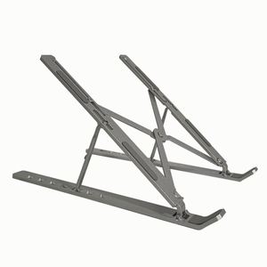 Nuevo Soporte Plegable Ajustable de Aluminio Plateado para Laptop, con 7 Ángulos, Compatible con Laptops de 10 a 18 Pulgadas, Premium Comfort - Product Image 3