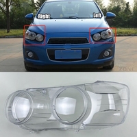 Chevrolet Aveo 2011 2012 2013 accessoires extérieurs en plastique gris voiture phare lumière abat-jour phare lentille couverture Kits carrosserie Kit