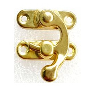 28*33mm 작은 황금 실버 청동 걸쇠 버클 캐비닛 래치 가구 나무 보석 선물 공예 상자 걸쇠 - Product Image 1