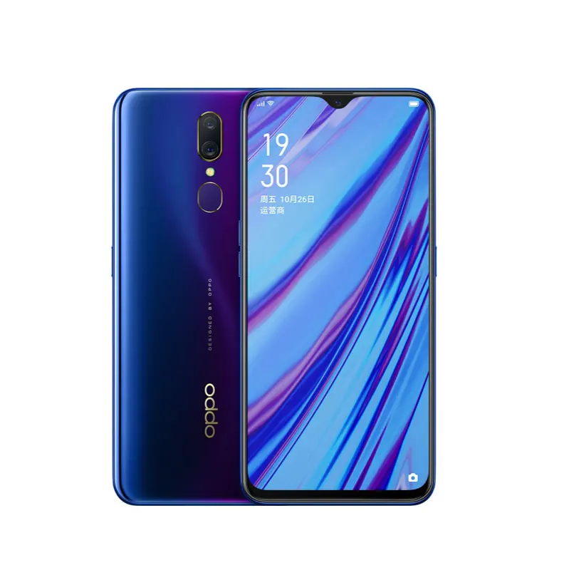 Oppo A9 F11 6 + 128 Go 6.53 pouces double caméra imprimante à doigt 3g y 4g smartphone téléphones pas cher électronique d'occasion vente en gros