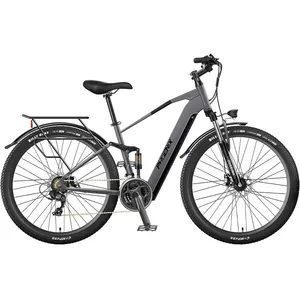廉价电动自行车踏板辅助350瓦全悬挂锂电池动力电动城市道路自行车