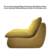 Canapé de luxe moderne et polyvalent pour le salon Sacs de fèves confortables pour la maison et les loisirs pour adultes Chaise de sol pour l'extérieur Meubles élégants